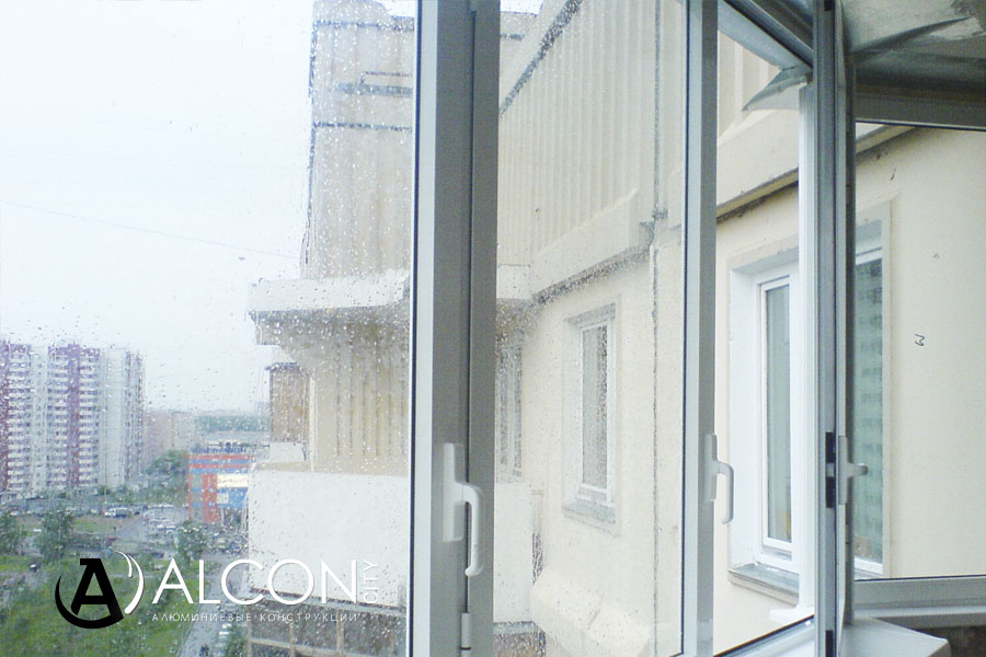 Поворотные алюминиевые окна в Домодедово
