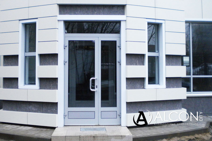 Алюминиевые входные двери в Домодедово